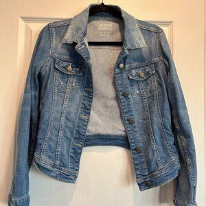 Women Zara Basic Denim Jacket S